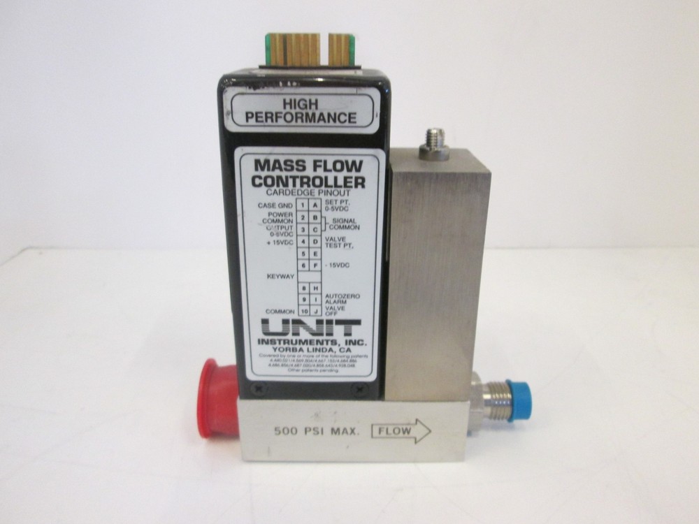 Unit Instruments, UFC-1100A, Mass Flow Controller, 25 SCCM, CCL4, Used