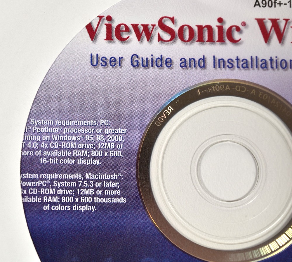 ViewSonic Wizard Quick Start Guide and Installation Software for Windows & Mac