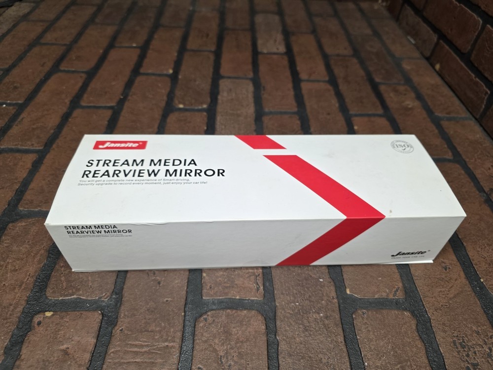 Jansite Stream Media Front View Touch Screen Mirror Dash Cam Only