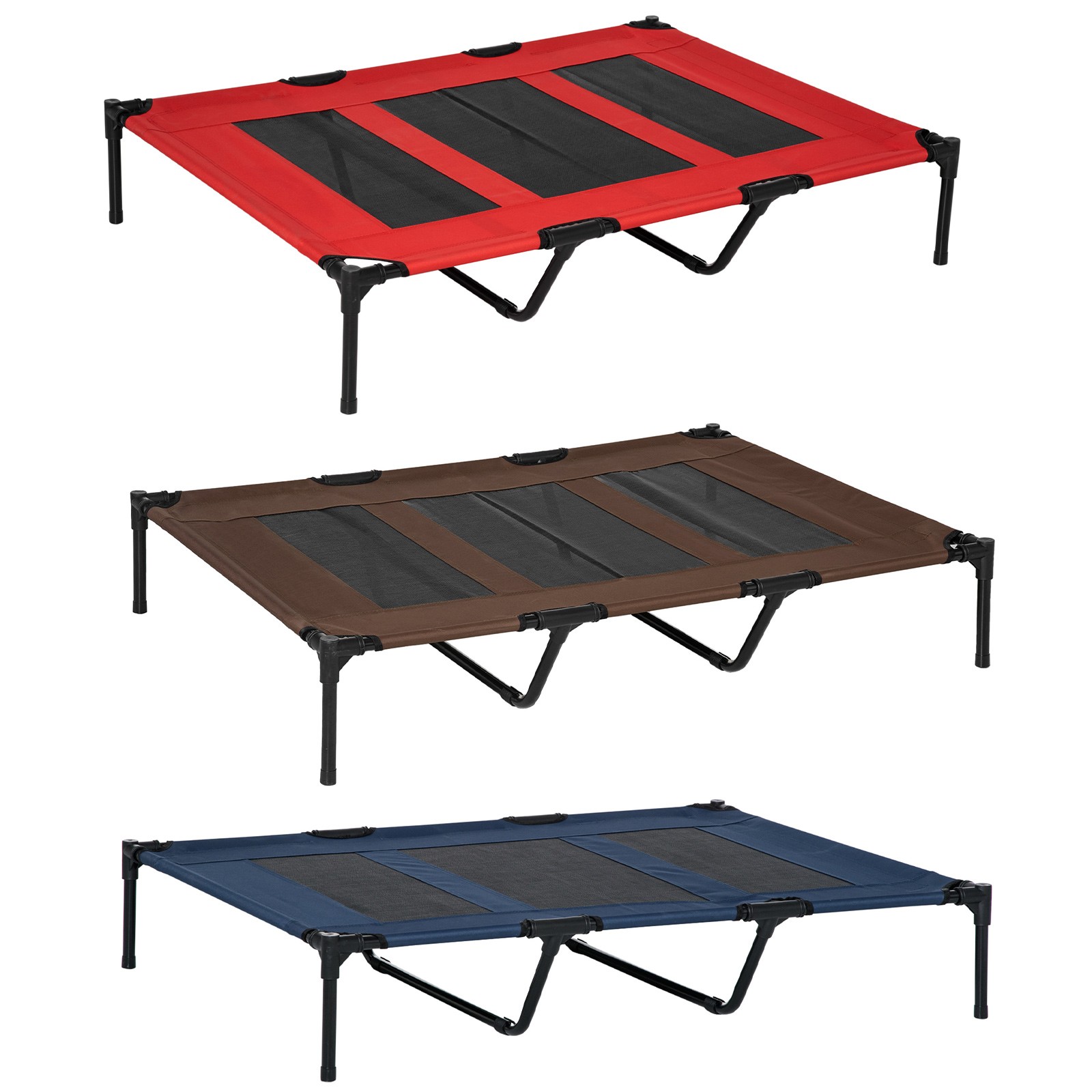 PawHut XLarge 48" Dog Pet Elevated Raised Bed Puppy Cot Oxford Resist Fading