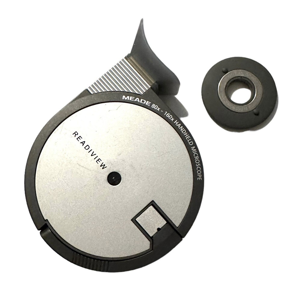 Super Rare PORTABLE COMPOUND MICROSCOPE- MEADE READIVIEW Working