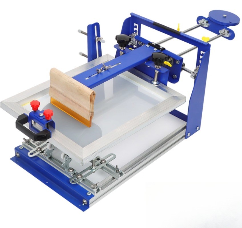 Manual Curved Screen Printing MachineConical Cylindrical Screen Printing Table