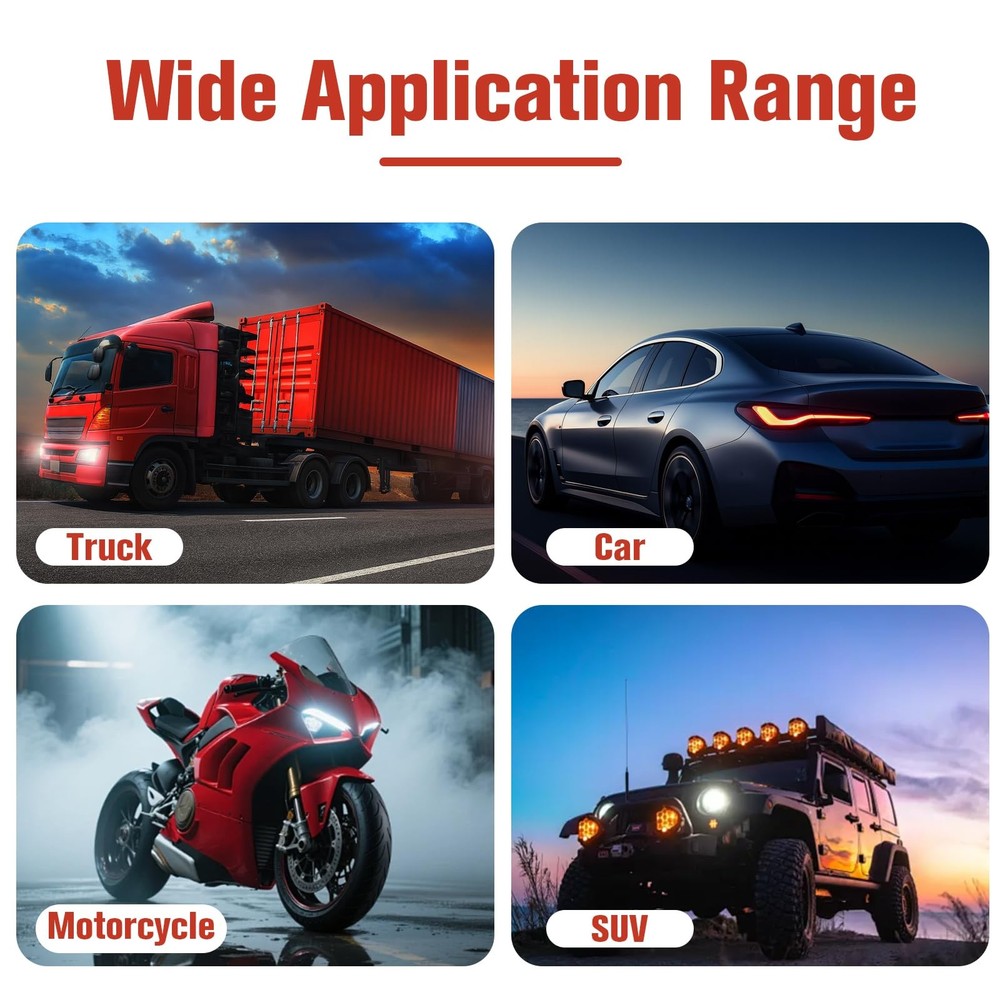 Podoy GS-100A Flash Strobe Controller Flasher Module for LED Brake