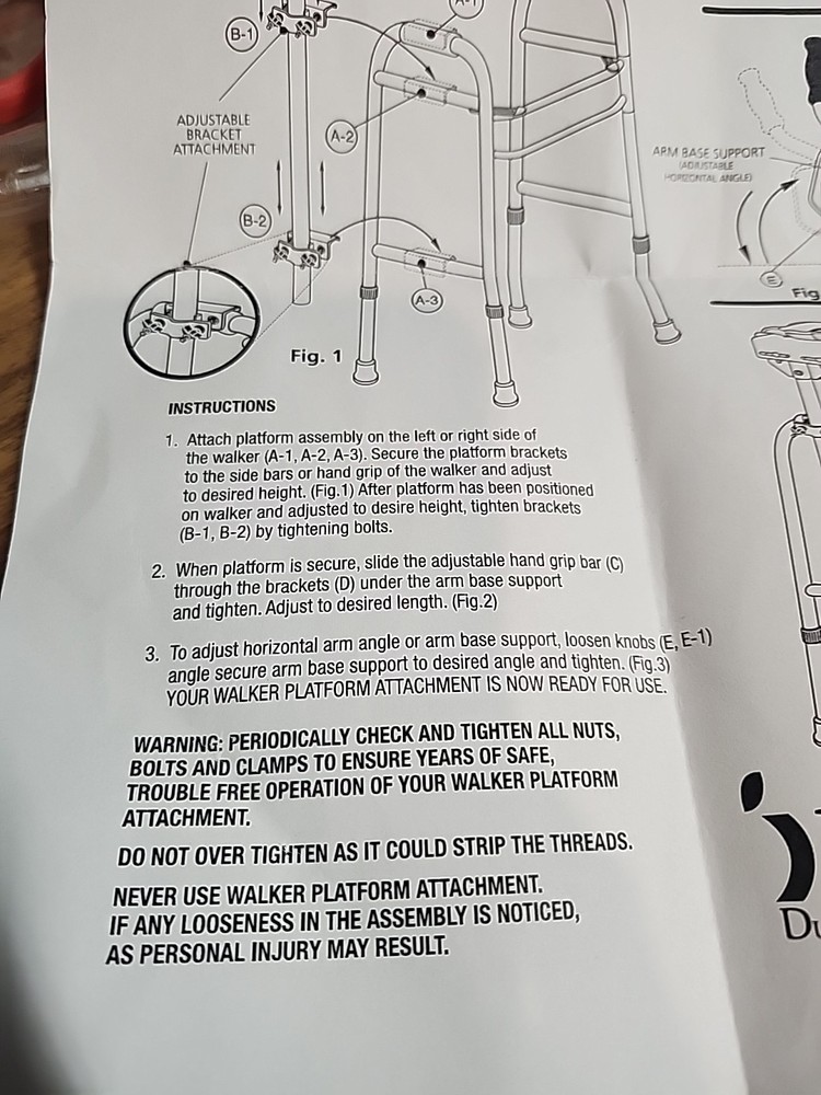 Walker Platform Attachment