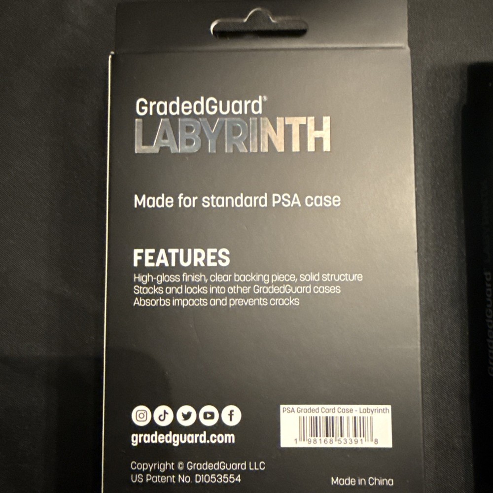 GradedGuard PSA Labyrinth Graded Guard Card Protector Limited Edition In Hand