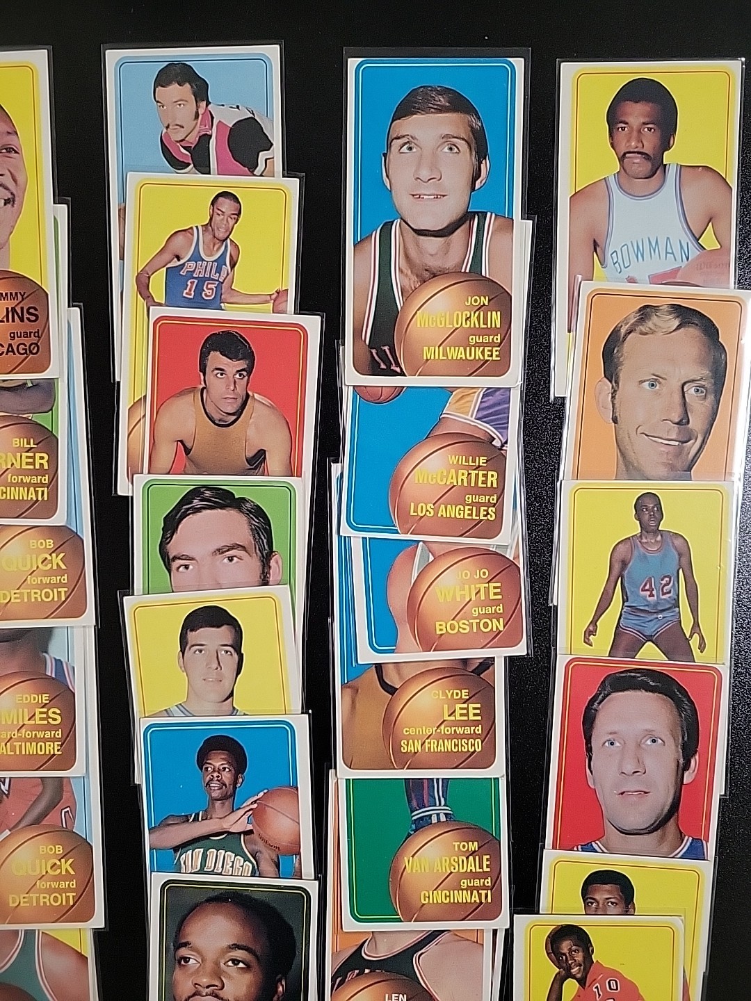 1970-1971 Topps Basketball Cards - 111 Different Tallboys - Nearly 65% of Set