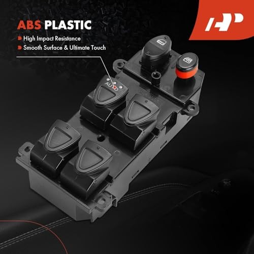 Front Left Master Power Window Switch - Compatible with 2006-2011 Honda Civic