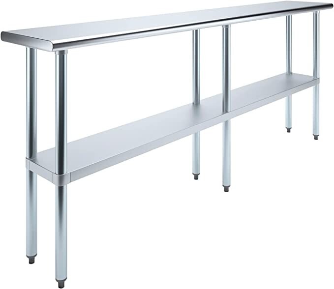Stainless Steel Food Prep Work Table 14”x84”