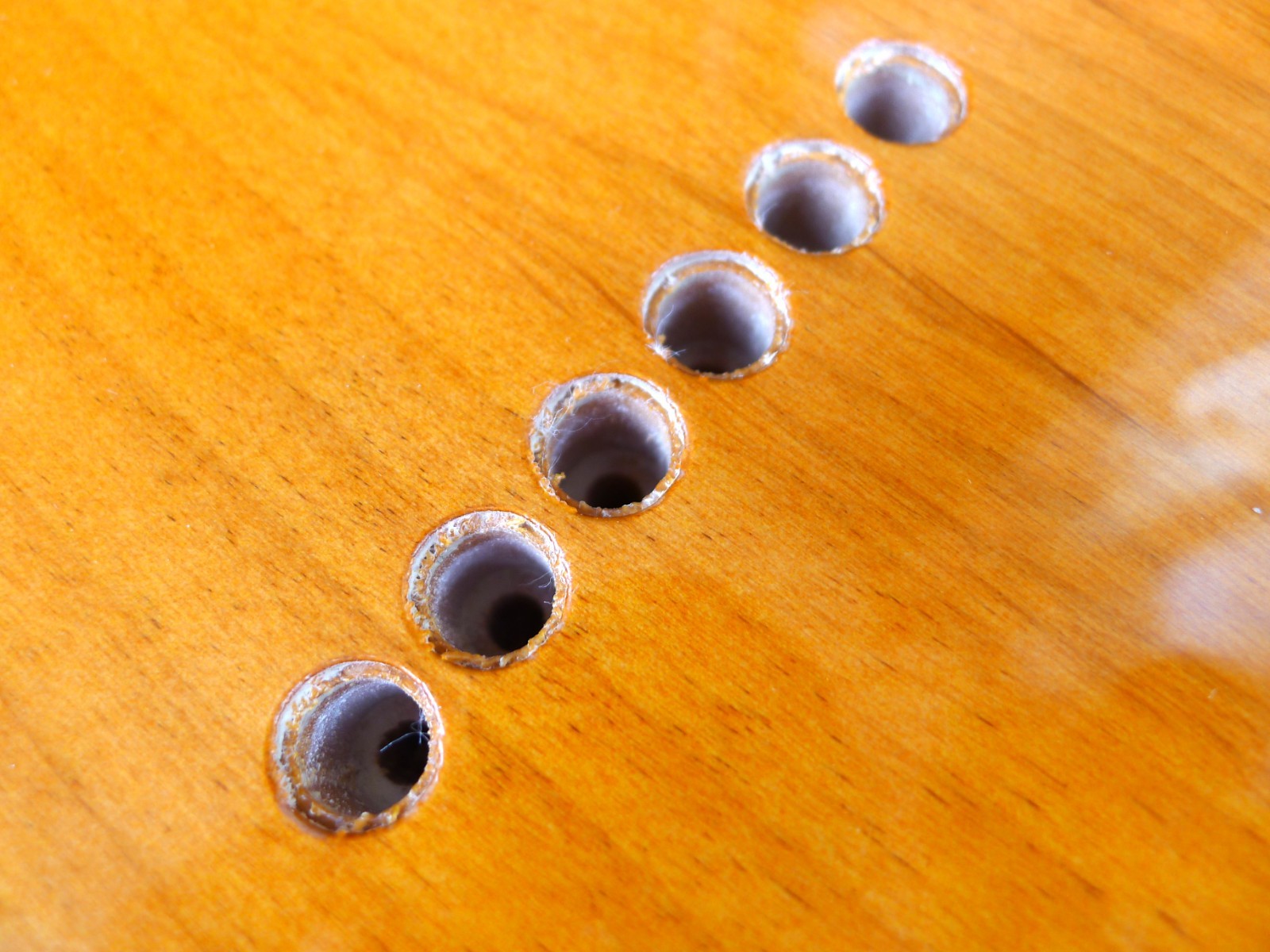 Tele Body 2 pcs Centre Joined North American Alder Trans Yellow Nitro ≦ 4.8Lbs