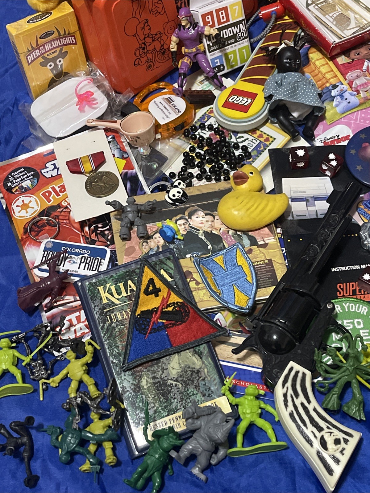 Huge Vintage Toy Lot Disney Marvel Star Wars Hot Wheels Garfield Felix 80s 90s+