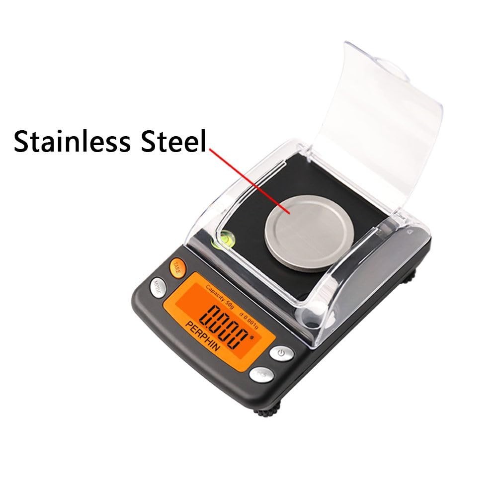 Milligram Scale, Dual Powered, Large Display, mg Scale, Adjustable Feet