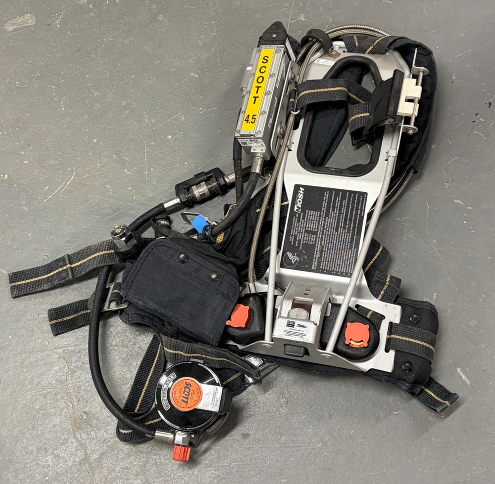 Scott 4.5 4500 PSI SCBA Air Pak Firefighter