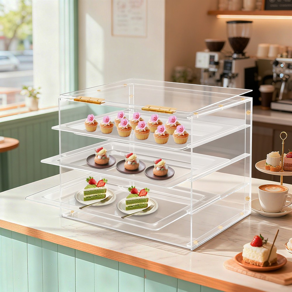 Acrylic Display Case, Bakery Pastry Display Case, Cookie Display Cabinet