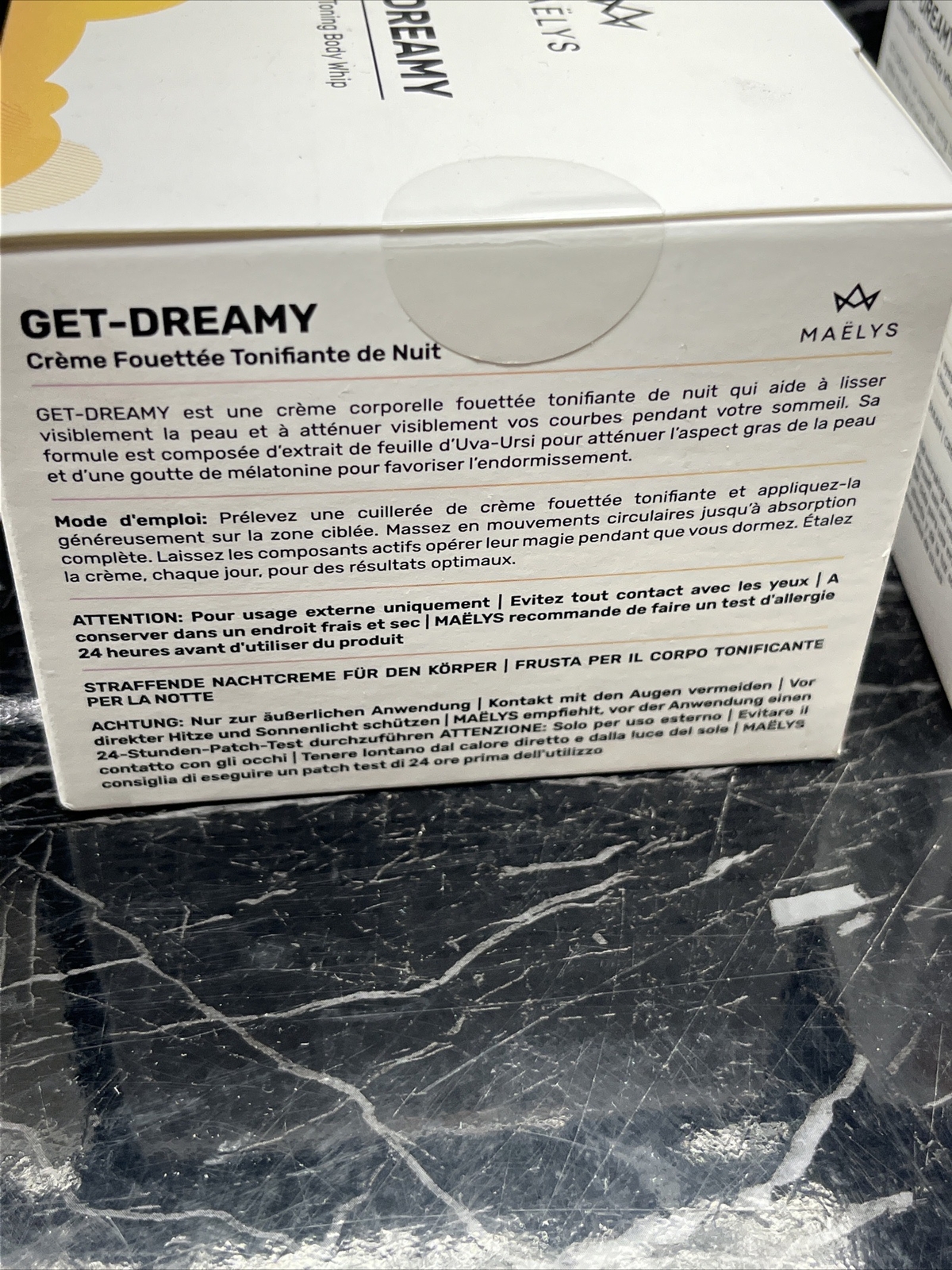 2x MAELYS Get-Dreamy overnight toning body whip 6.8 oz NEW 🔥sale🔥