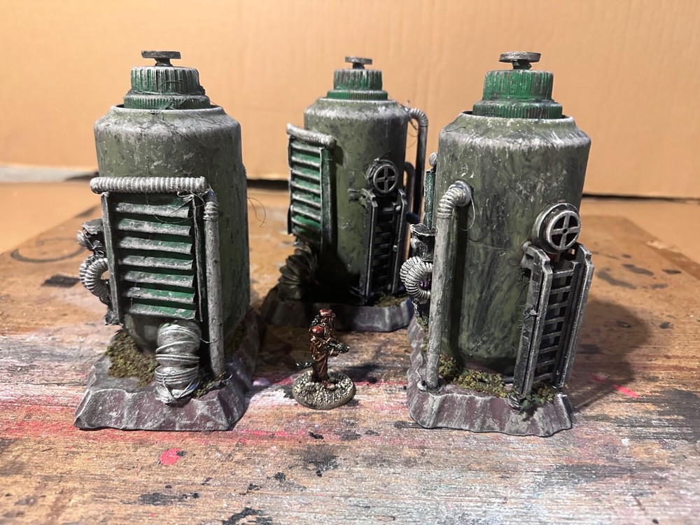 Custom Scratch-Built Wargaming Terrain – TRI-40 site: Tabletop Piece.