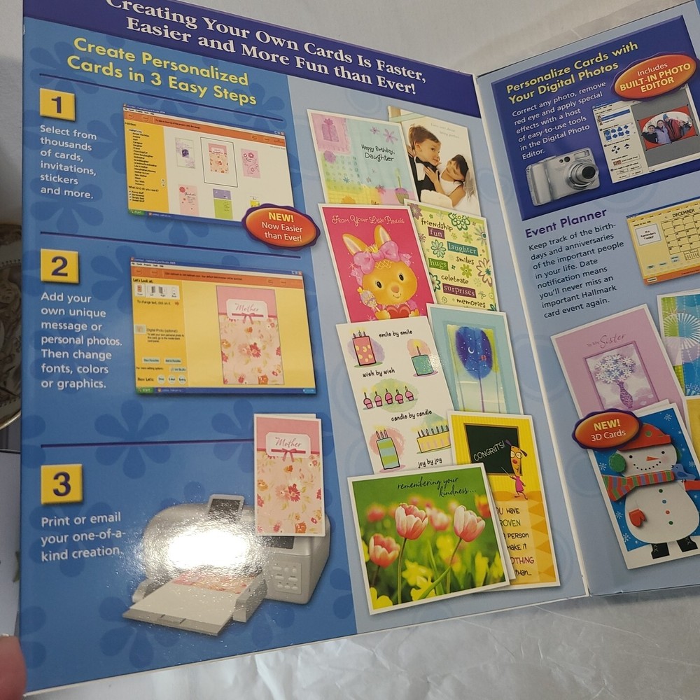 Hallmark Card Studio 2008 Deluxe - Greeting Card Computer Software on Windows CD