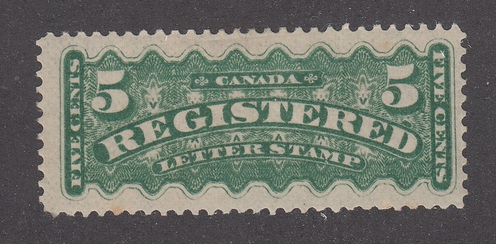 Canada B.O.B. F2 Mint Registration Stamp