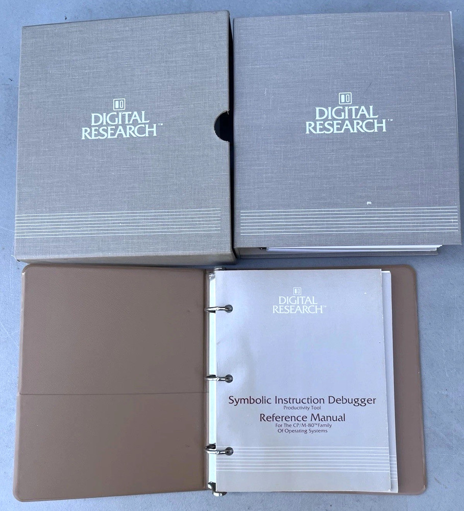 Digital Research CP/M Plus Programmer's User's Guide Symbolic Instruction Manual