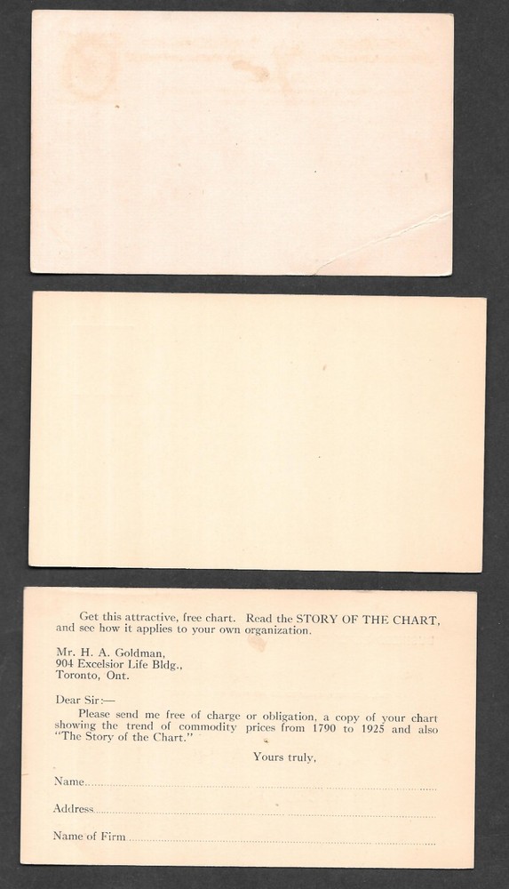 9 EARLY CANADIAN POSTAL CARDS MINT