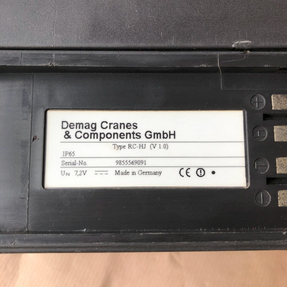 DEMAG RC-HJ RADIO CONTROL PENDANT CRANE CONTROLLER