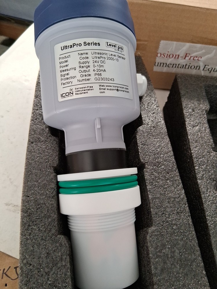 Levelpro Ultrapro 2000 Ultrasonic Liquid Level Sensor Transmitter, 32ft Range