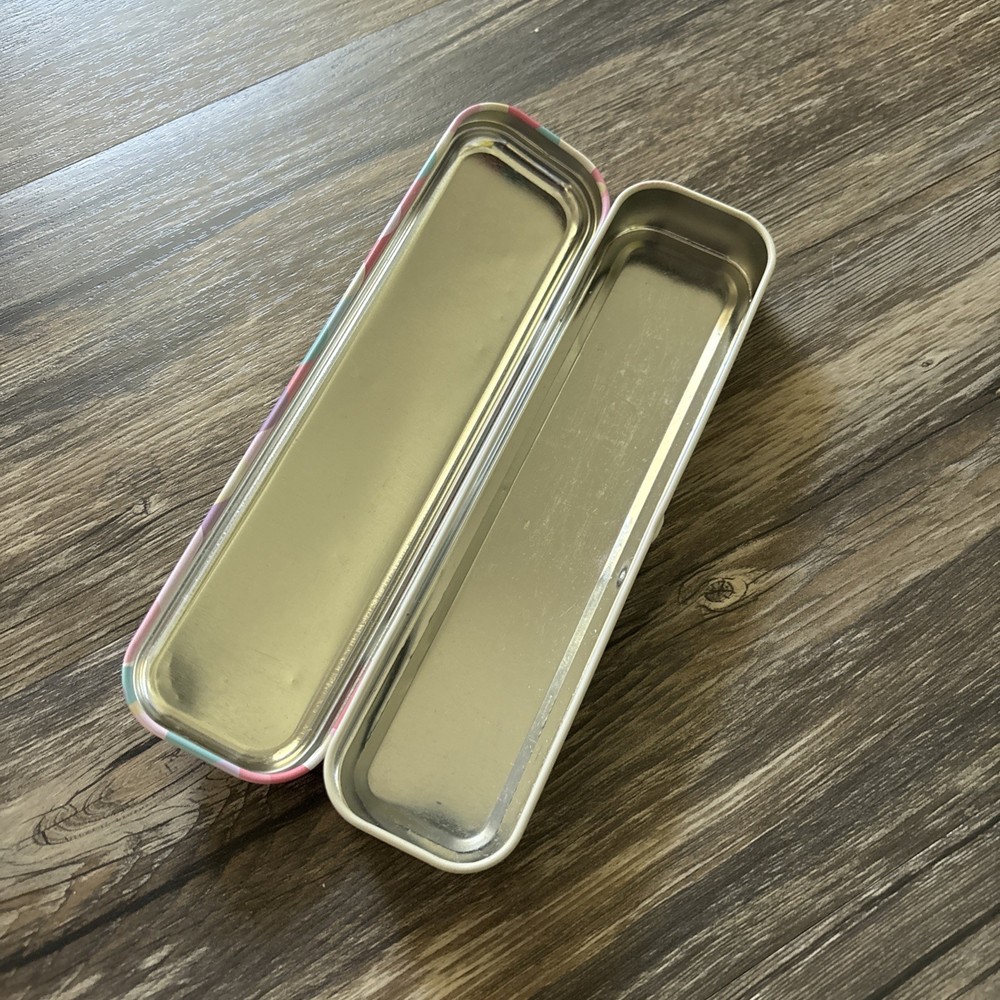 Mermaid Pattern Metal Pencil Case