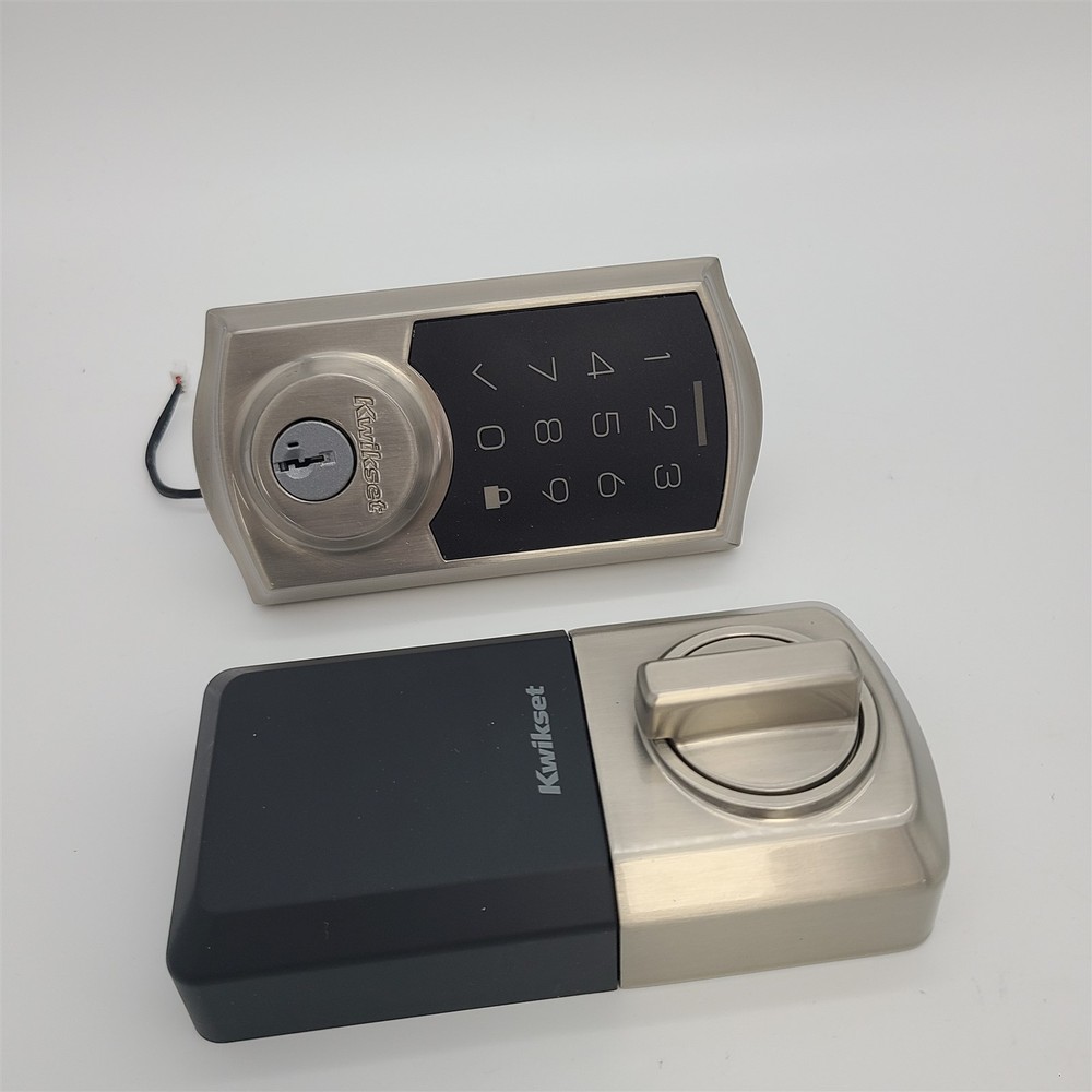 Kwikset SmartCode 270 Keyless Electronic Touchpad Deadbolt, Auto Door Lock