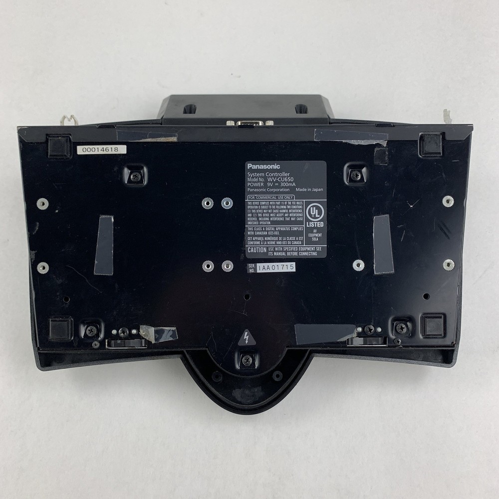 Panasonic WV-CU650 Security System Controller Power Tested w/ Power Adapter