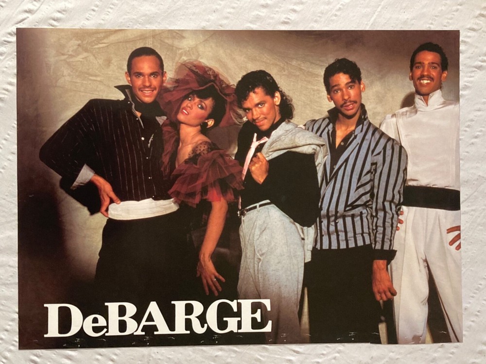 DeBarge 1980s Poster R&B Soul Jazz Music