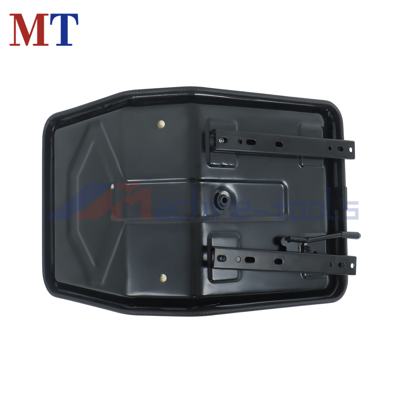 New Universal Lawn Tractor Seat Adjustable High Back Compact Mower Seat Black