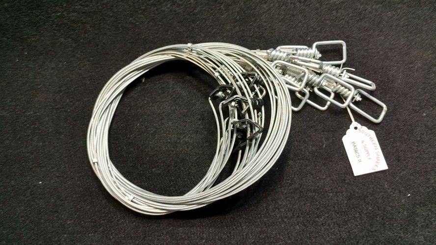1 DOZEN LOADED SOUTHERN SNARES 60" 5/64 MICRO LOCK TRAPPING COYOTE SNARE