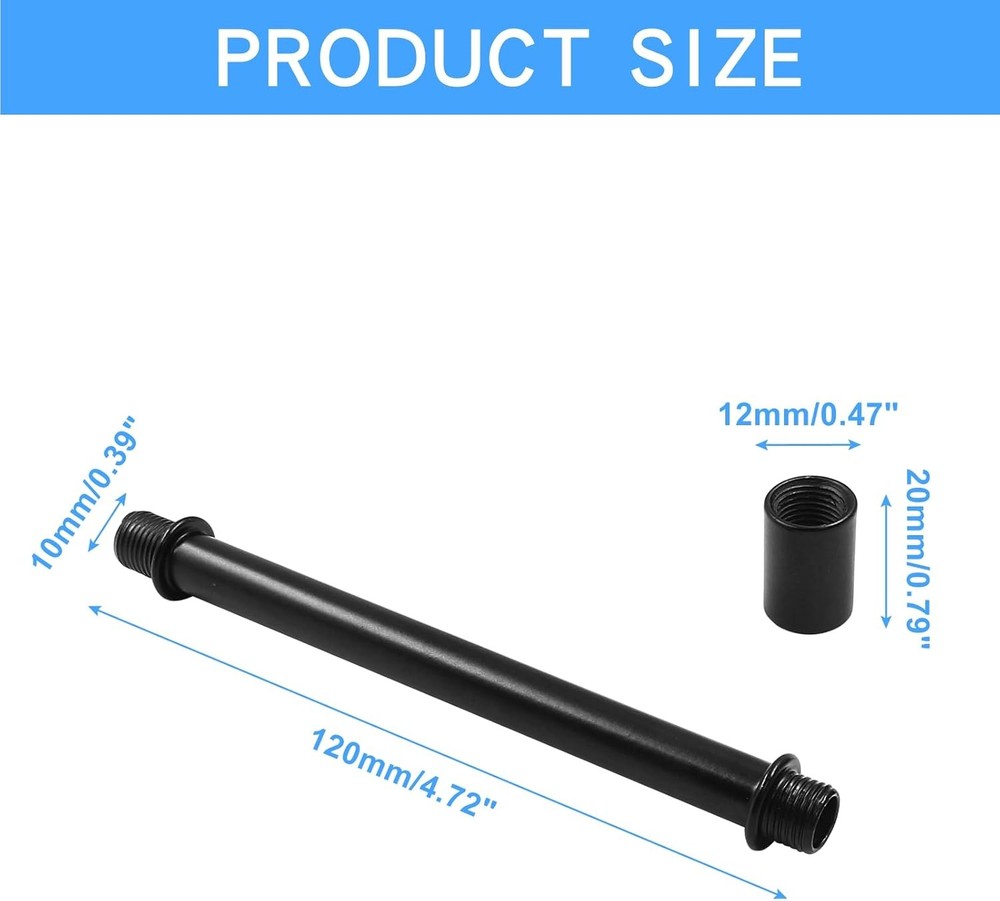 Double End Straight Pipe Lamp Stem Kit 4 Pcs