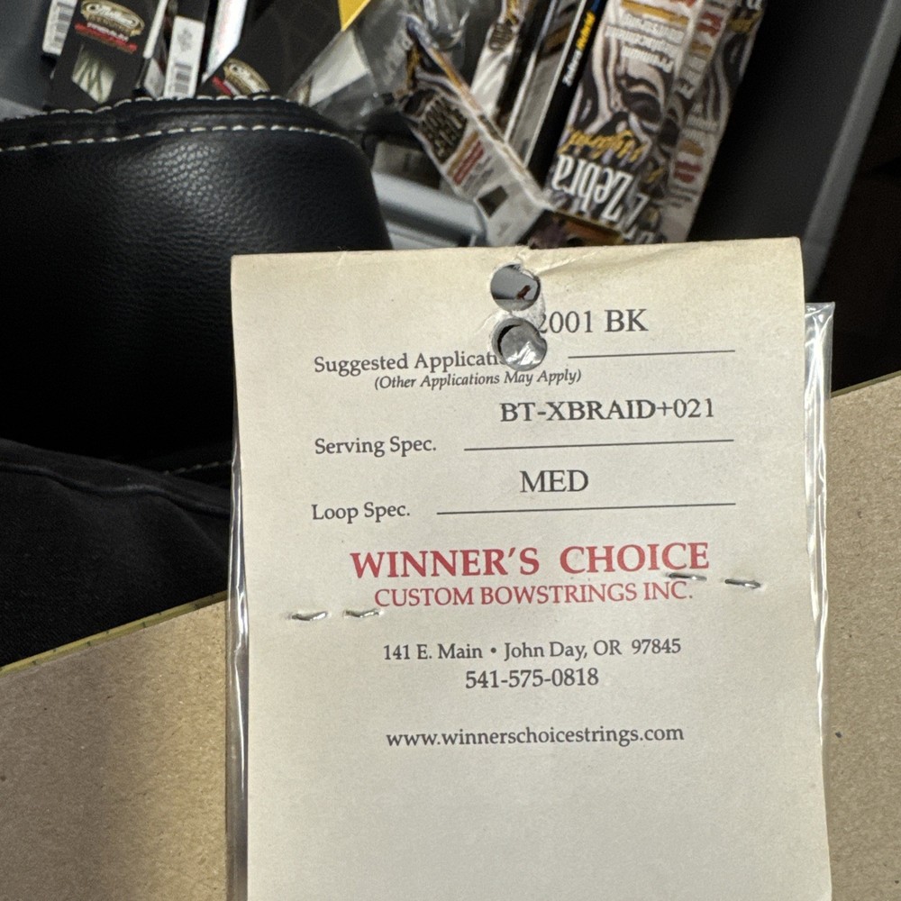 Winner’s choice custom bowstring 20 Strand Material 55 1/8 tan medium