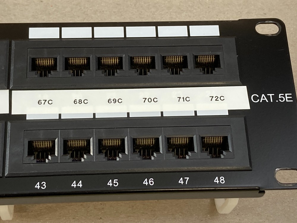CAT-5E (C5E) Patch Panel 48-Port #P48T-KDA ~ Intellinet