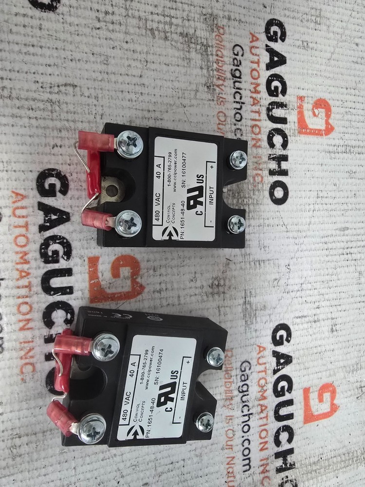 2X CRYDOM A4850-10 Solid-State Relay