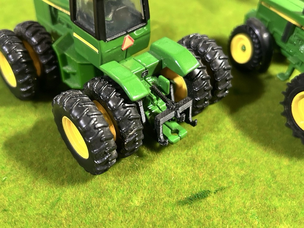 Custom 3d Printed 1/64 Quick Hitch With Implement Adapter