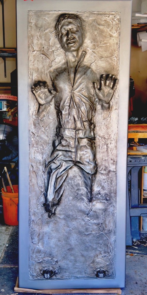 Life Size Han Solo in Carbonite Front Panel Only
