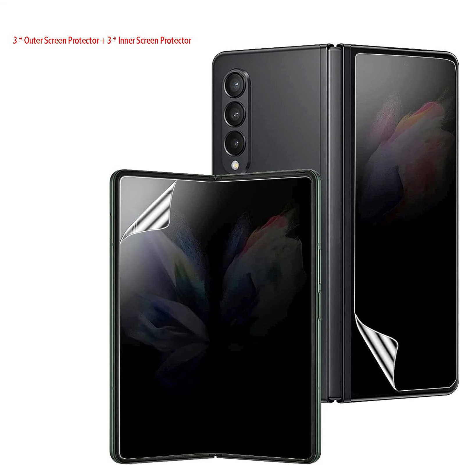 For Samsung Z Fold 7/6/5 5G Privacy Screen Protector Anti-Spy Soft Screen Film