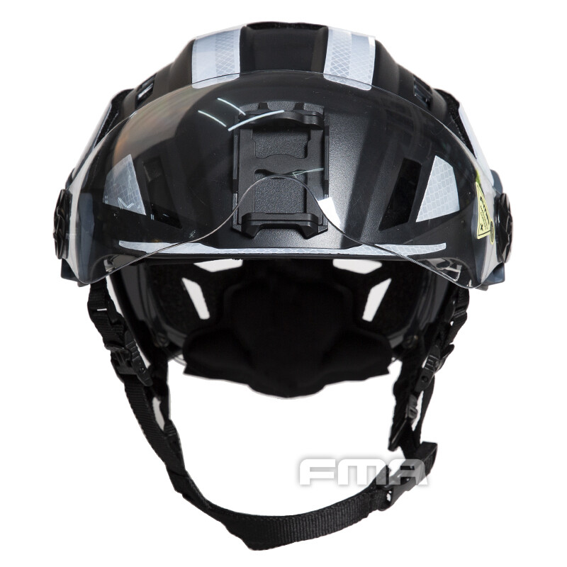 FMA Tactical Rescue Helmet Fire Adjustable Safety Emergency Fireproof ABS Orange