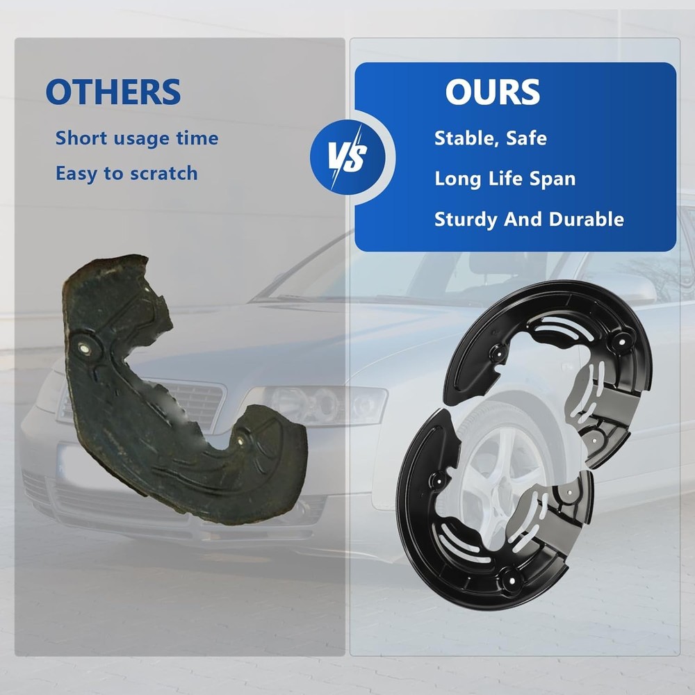 2PCS Brake Dust Shield Splash Front Left & Right Side for 2010-2020 F-150,