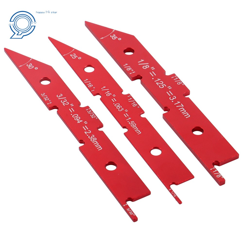 Router Table Setup Bars 14 Pcs Precision Aluminum Setup Blocks Height Gauge