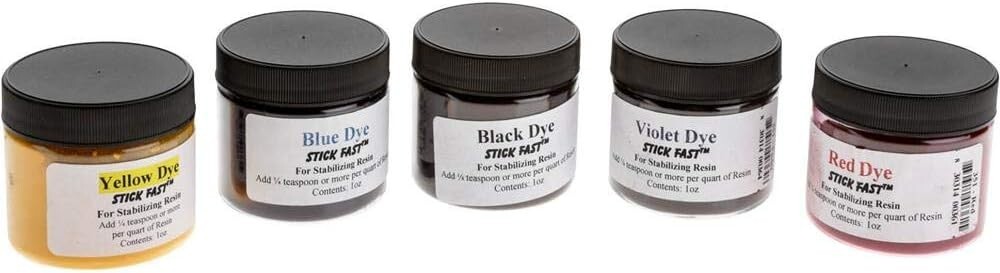 Stick Fast Stabilizing Resin 5 Dye Kit