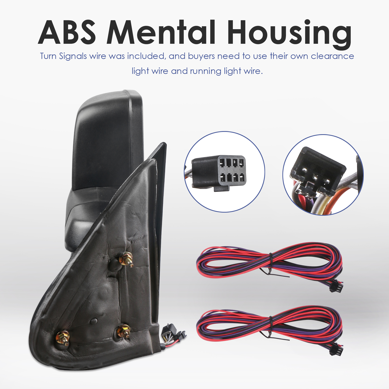 2PCS Power Heated Tow Mirrors For 1999-2002 Chevy Silverado GMC Sierra 1500 2500