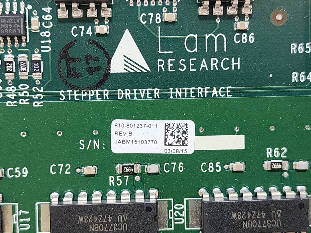 Lam Research Stepper Driver Interface Board 810-801237-011 (As-Is)