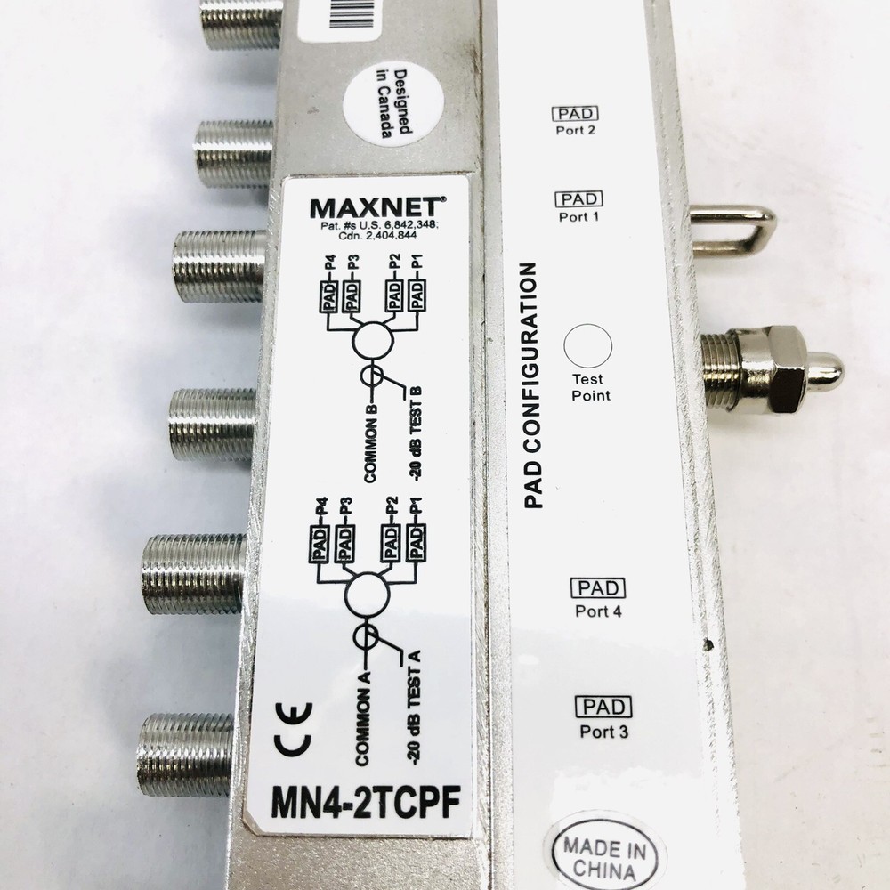 ATX MAXNET MN4-2TCPF DUAL 4-WAY MODULE COMBINER