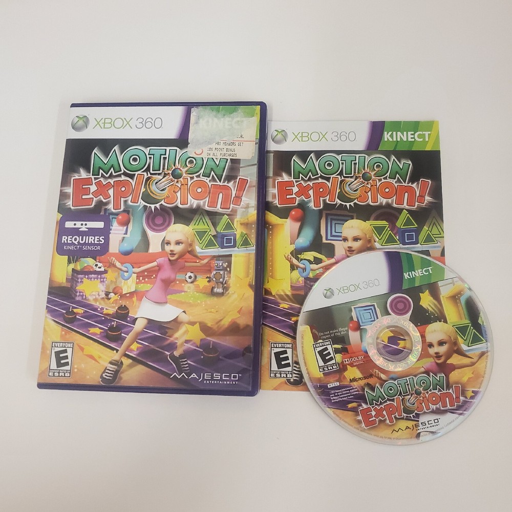 Motion Explosion! (Microsoft Xbox 360, 2011) - Tested, Works