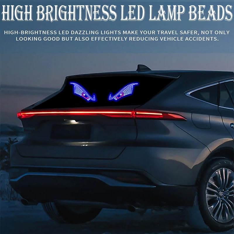Devil's Eye Car Lights,LED Dynamic Devil's Eye,Car Windscreen and Rear Window B