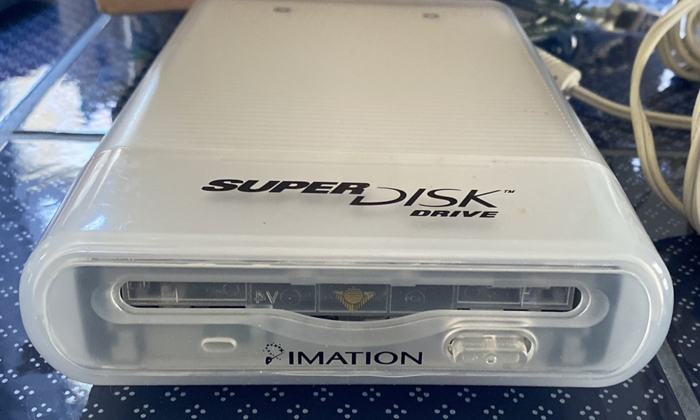 Imation SD-USB-M2 Portable SuperDisk External USB Floppy Disk Drive For Macs