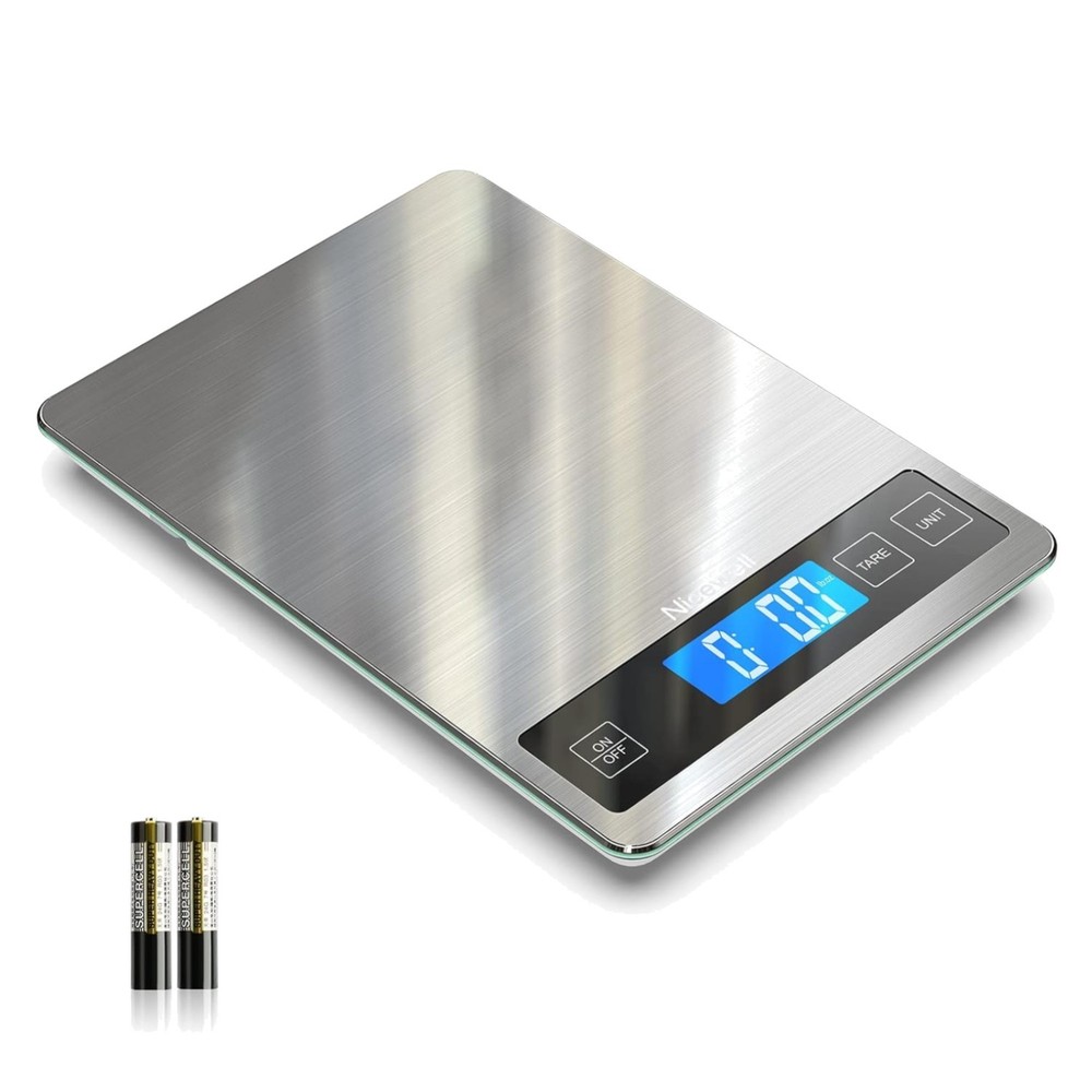 Multifunction Digital Kitchen Scale, 9"x6.3" Platform