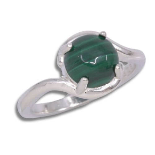Round Cabochon Bypass Ring Mounting